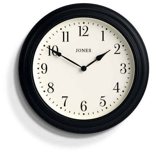 Newgate Jones Supper Club Clock Black